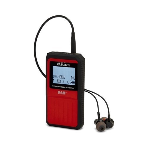 RADIO AIWA RD-20 ROJO + AURICULARES